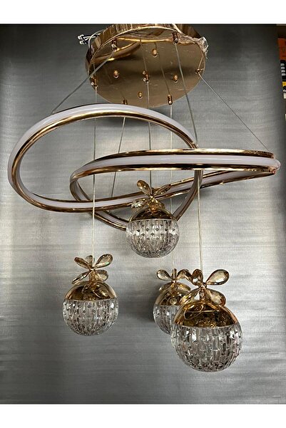 Led Ledli çift yönlü ledli 3 renk her alana uygun lüks avize