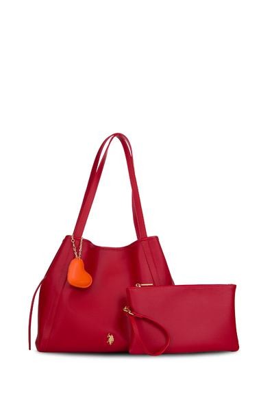U.S. Polo Assn. Geantă roșie de umăr pentru femei Us26181