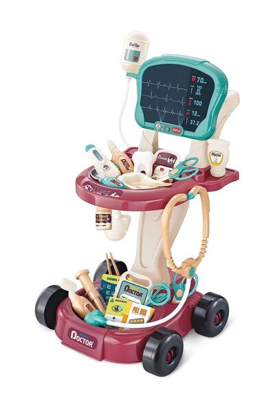 MİXED مجموعة أدوات طبيب مكونة من 29 قطعة للأطفال، لعبة تعليمية للأطفال، محطة ...