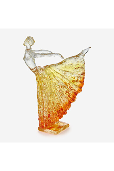 CHIARA ALESSI Turuncu Poliresin Dekoratif Obje 24X8,7X31,5 Cm