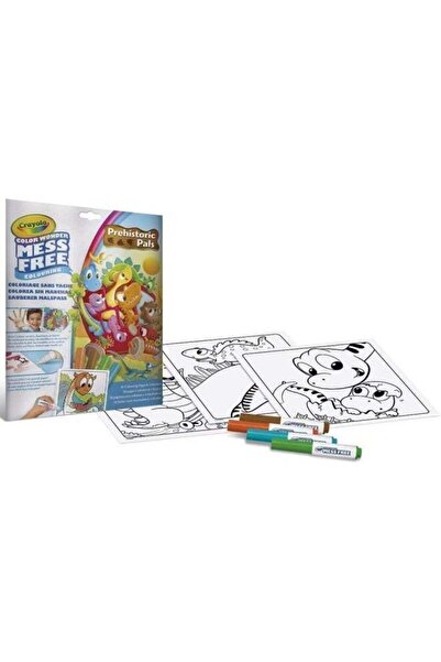 Crayola مجموعة تلوين الديناصورات من كولور وندر | تلوين بدون فوضى للأطفال - 18...