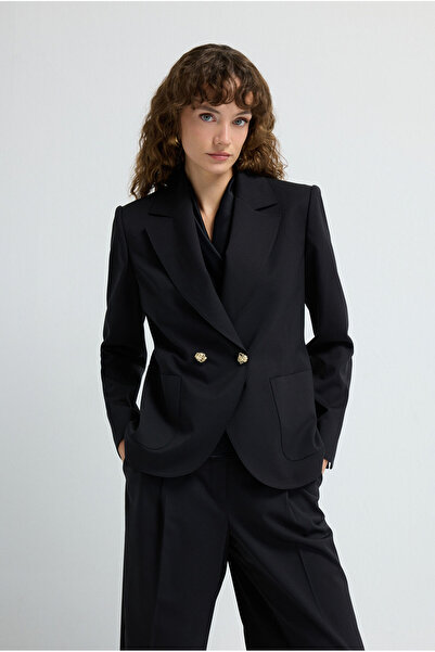 adL Kruvaze Gabardin Ceket