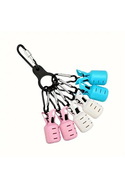 Choice Pink Blue White New 6Pcs L Squid Jig Bait Protector Kit Webfoot Octopu...