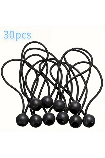 Choice 30 قطعة أو عبوة من 50 قطعة من الحبال المطاطية السوداء بطول 6 بوصات مع ...