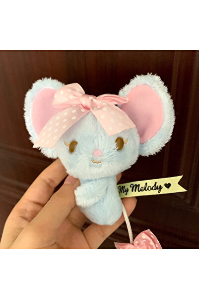 Miniso قلادة فراندو، سلسلة مفاتيح من القطيفة، دمية فأر سنجاب مسطح من ميلودي ف...