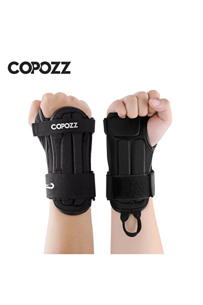 Choice زوج واحد من أربطة معصم COPOZZ الواقية للتزلج، مصنوعة من مادة EVA مانعة...