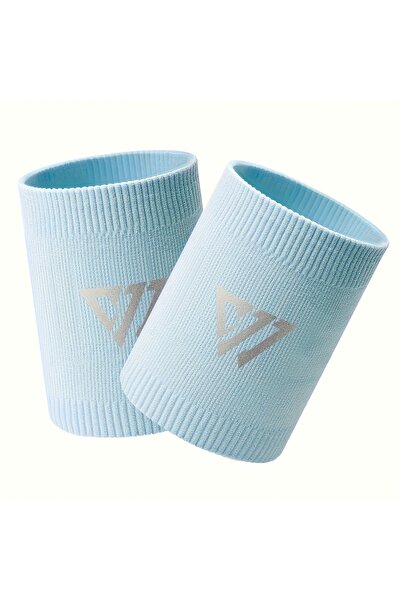 Choice أزرق، قطعتان، أربطة معصم رياضية، قابلة للتهوية، ماصة للعرق، مناسبة للت...