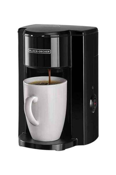 Generic BLACK+DECKER DCM25N-B5 Compact One-Cup Coffee Maker with Ceramic Mug, 125 ml, 350 W
