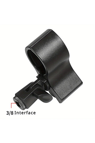 Choice مشبك تثبيت يدوي عالمي كبير للميكروفون مع محول 3/8 أو 1/4 للميكروفونات ...