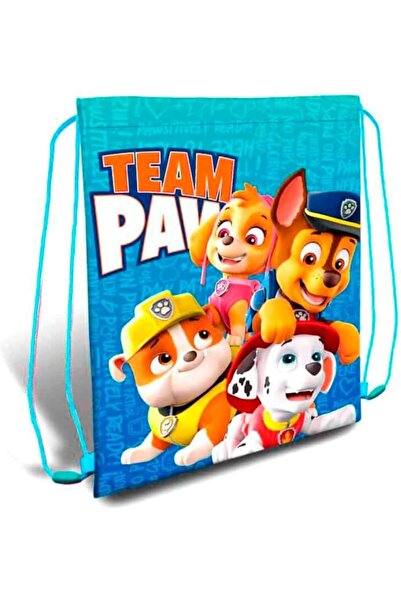 NİCKELODEON حقيبة ظهر برباط من باو باترول – حقيبة رياضية ومدرسية للأطفال، مرخ...