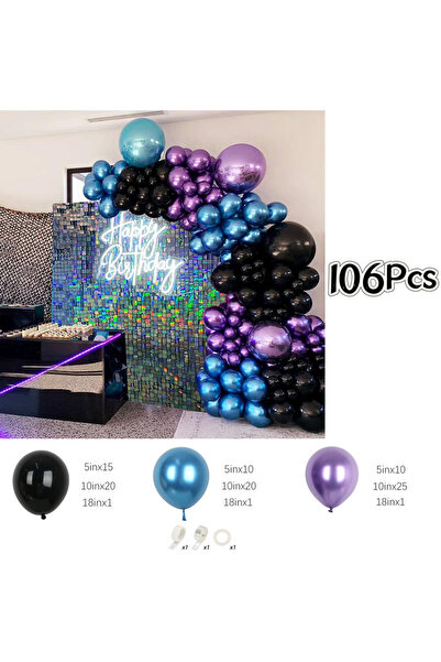 Choice مجموعة أخرى من بالونات اللاتكس BL50712-106Pcs، تتضمن 106 قطعة من البال...