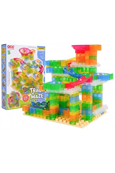 Ramiz Mega Ball Track Set – 221 pieces, Interactive Circuit for Children