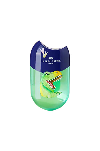 Choice مبراة أقلام رصاص بيضاوية مزدوجة الفتحة من فابر كاستل، مبراة أقلام محمو...