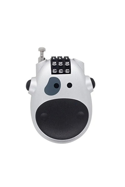 Choice قفل كابل فولاذي فضي للدراجات الهوائية وحقيبة سفر وسيارة وزلاجة وقفل حب...