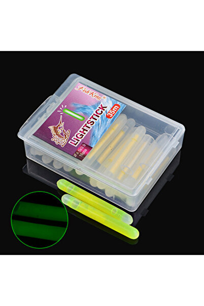 Choice مجموعة إضاءة صيد السمك الصفراء من فيش كينج، 15 قطعة، على شكل يراعات، 4...