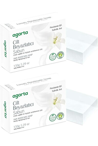 Agarta Handmade Natural Soap 150Gr Skin Whitening (Set of 2)