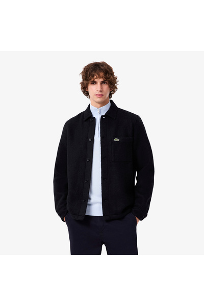 Lacoste Wool Blend Felt Overshirt - CH8997-00-HDE