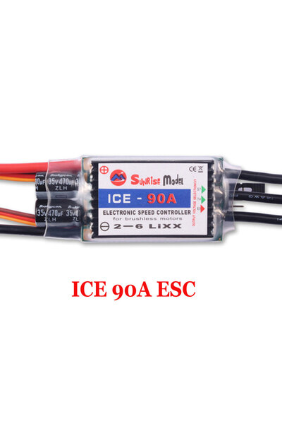 Choice وحدة تحكم إلكترونية ICE 90A من SunriseModel، طراز ICE 2-6S، بدون فرش، ...