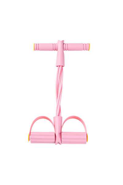 Choice Pink Puller Resistance Bands, 6 Tubes Elastic Yoga Pedal Puller Resist...