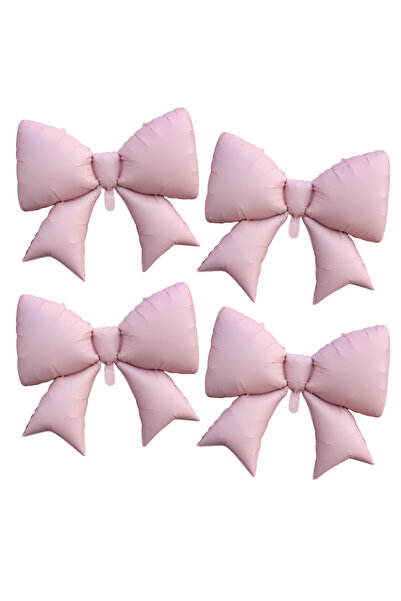 Choice مجموعة من 4 قطع من فيونكات غير لامعة مقاس 29 بوصة، بالونات من رقائق ال...