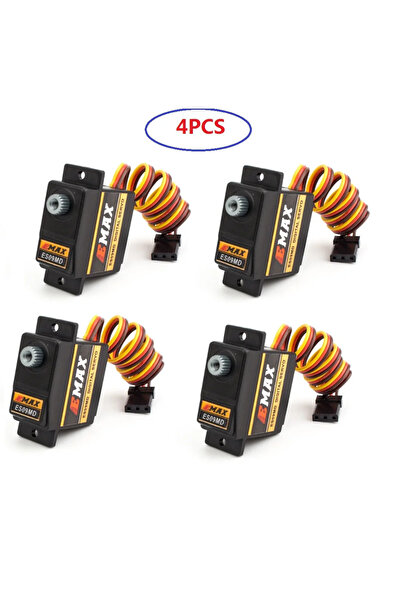 Choice 4 قطع (1/2/4 قطع) من سيرفو EMAX ES09MD الرقمي المعدني ذو المحمل المزدوج الصغير، والمزود بلوحة دوارة خاصة، والمخصص لطائرة TREX Align 450