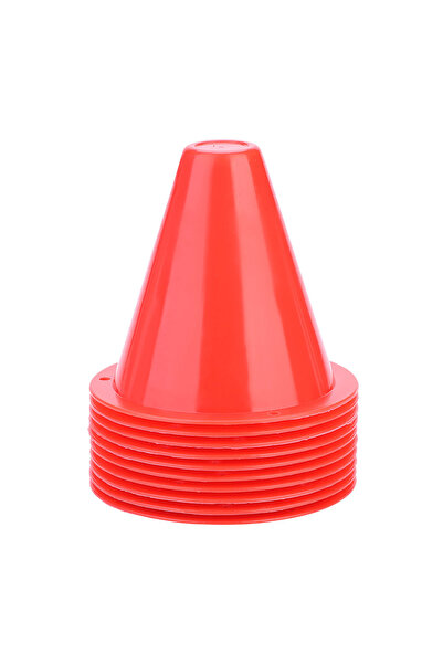 Choice مجموعة من 10 قطع من أقماع التدريب لكرة القدم الحمراء، حواجز بلاستيكية ...