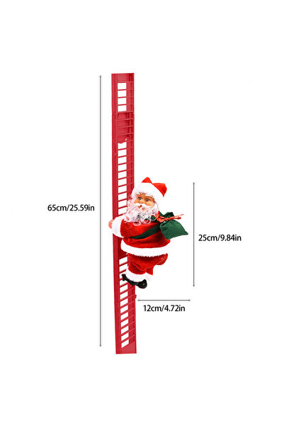 Choice زينة جديدة لعيد الميلاد على شكل سلم كهربائي قابل للتسلق مع موسيقى، على...