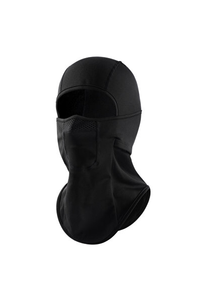 Choice قناع وجه كامل من الصوف الحراري الأسود الشتوي المقاوم للبرد، مناسب للتز...