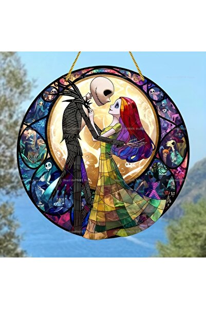 Miniso أكريليك - 15 سم × 15 سم YKL-0036 قطعة واحدة، زينة شمسية على شكل هيكل ع...