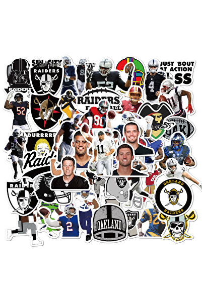 Choice 50 قطعة من ملصقات لاس فيغاس، ملصقات لفريق رايدرز، ملصقات كرة قدم لزجاج...