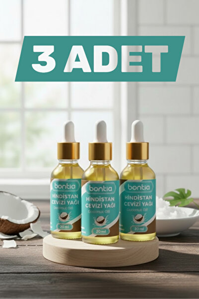 Zera Hindistan Cevizi Yağı 3x20 ml | Cilt, Saç, Ağız ve Beslenme Desteği | Oi...