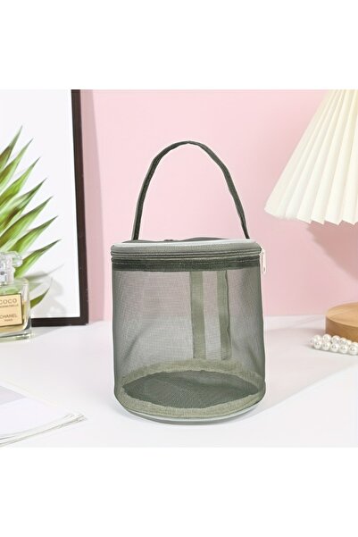 Choice حقيبة تخزين شبكية من النايلون الأخضر الملون، قطعة واحدة، للحياكة والكر...