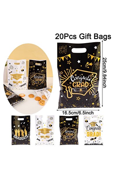 choice2 as shown as shown 20pcs 10/20/50pcs Mixed Graduation Season White Bla...