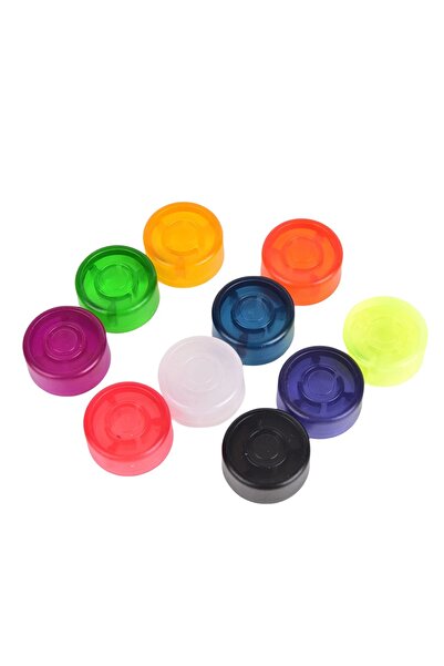 Choice مجموعة متعددة من 10 قطع من أغطية دواسات الجيتار، أغطية أزرار دواسة متع...