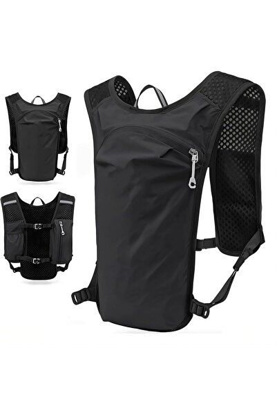 Choice حقيبة ظهر سوداء للدراجات والجري والمشي لمسافات طويلة، قابلة للتهوية، م...