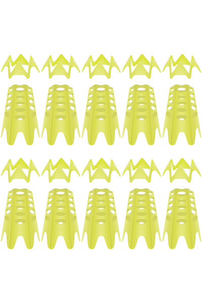 Choice 20 قطعة من تيشيرتات محاكاة الجولف الصفراء، تيشيرتات بلاستيكية لبساط ال...