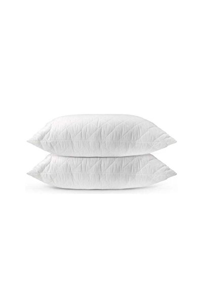 Hotel Linen Klub Pack of 2 Quilted Pillows, Queen (50 x 75 cm) - 144TC Cotton...