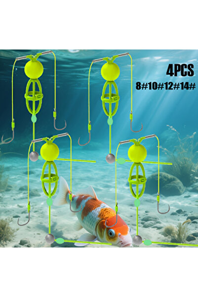Choice Size 8101214 4pcs TAKBAS 4-Piece Set of Reverse Bottom Bait Cages with...