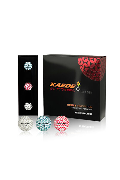 Choice عبوة من 9 كرات غولف كايدي ساكورا للسيدات، ثلاثية الطبقات، للمسافات الط...