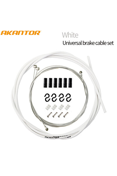 Choice طقم فرامل U أبيض، يُعرف أيضًا باسم طقم كابلات وأغطية فرامل/ناقل الحركة...