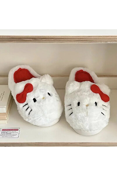 Choice1 شباشب مينيسو هيلو كيتي مقاس 40-41، شباشب هيلو كيتي لطيفة، مناسبة للطا...