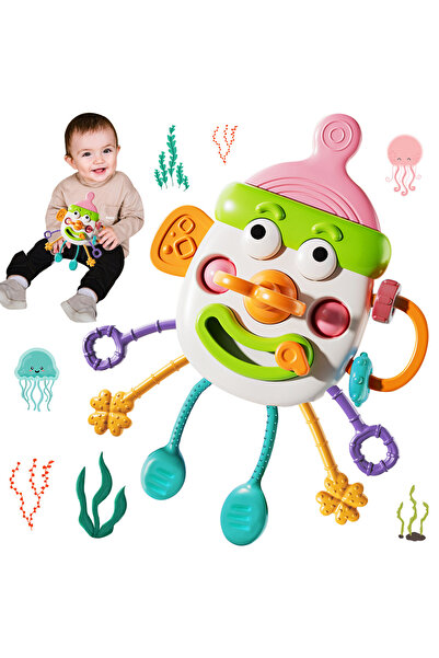 Choice Multicolor Bottle Handheld Ball Toy, Children's Six in One Early Education Enlightenment Toy, Christ