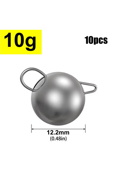 Choice ملحقات صيد الأسماك من Mrlurion، 10 قطع، أوزان 2 غ، 4 غ، 6 غ، 8 غ، 10 غ...