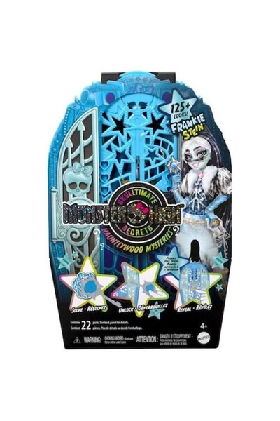 mattel Păpușa Monster High Secrete Înfricoșătoare Frankie Stein - Seria 6 (Ma...