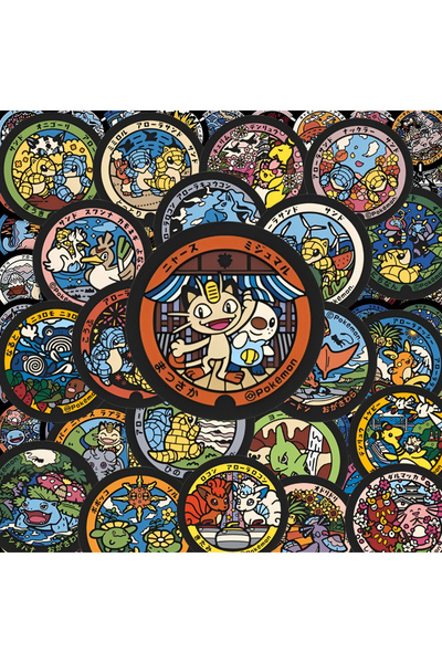 Choice1 108 قطعة (10/30/50/108 قطعة) ملصقات بوكيمون كرتونية، ملصقات بيكاتشو، ...