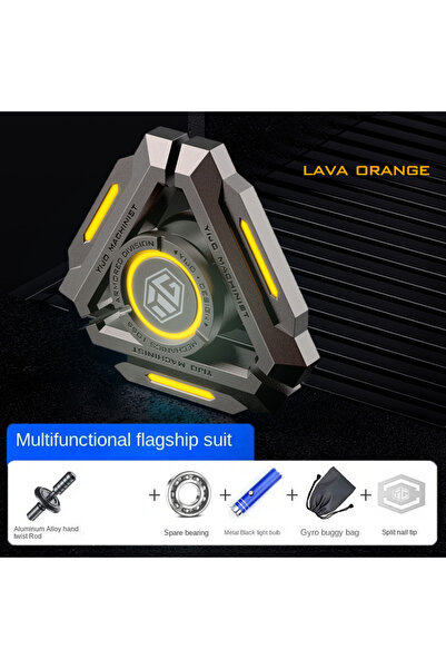 Choice لعبة أورانج لايت الرائدة - لعبة دوارة معدنية مضيئة - لعبة دوارة يدوية ...