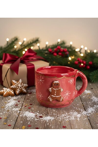Neriseramik Gingerbread Man Christmas Mug