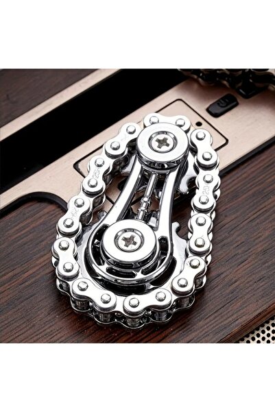 Choice لعبة سبينر فضية للبالغين، سلسلة دراجة معدنية، لعبة لتخفيف الألم، لعبة ...