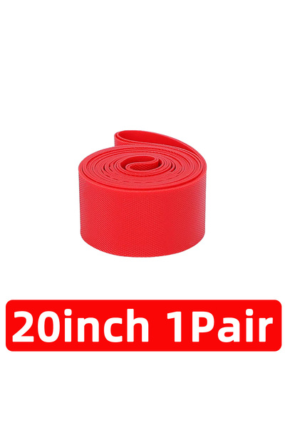 Choice 20 قطعة من وسادات إطارات الدراجات الجبلية المصنوعة من مادة PVC، لون أح...