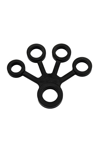 Choice black 1pc Finger Grip Silicone Ring Exerciser Antistress Resistance Ba...
